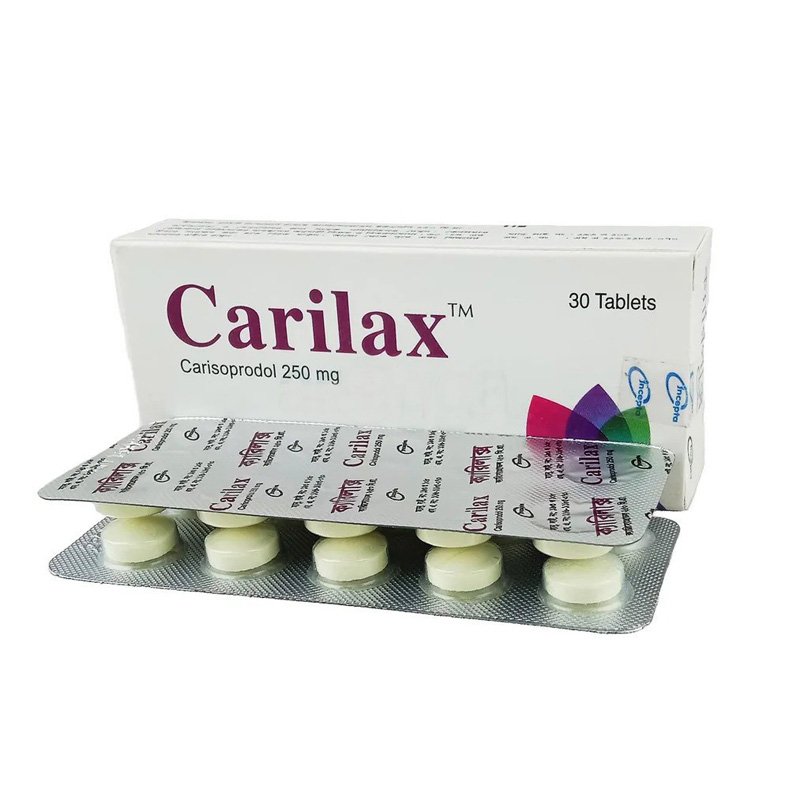 Carilax 250mg Tablet (Carisoprodol 250mg)