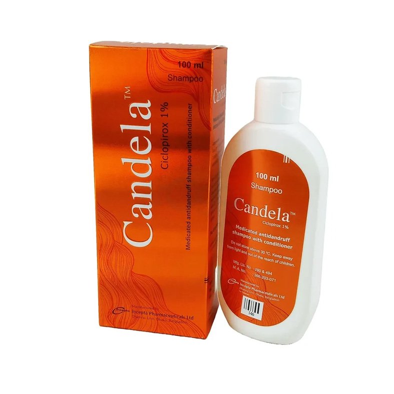 Candela Shampoo (Ciclopirox Olamine 1%)