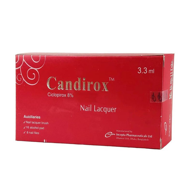 Candirox Nail Lacquer (Ciclopirox Olamine 8% w/v)