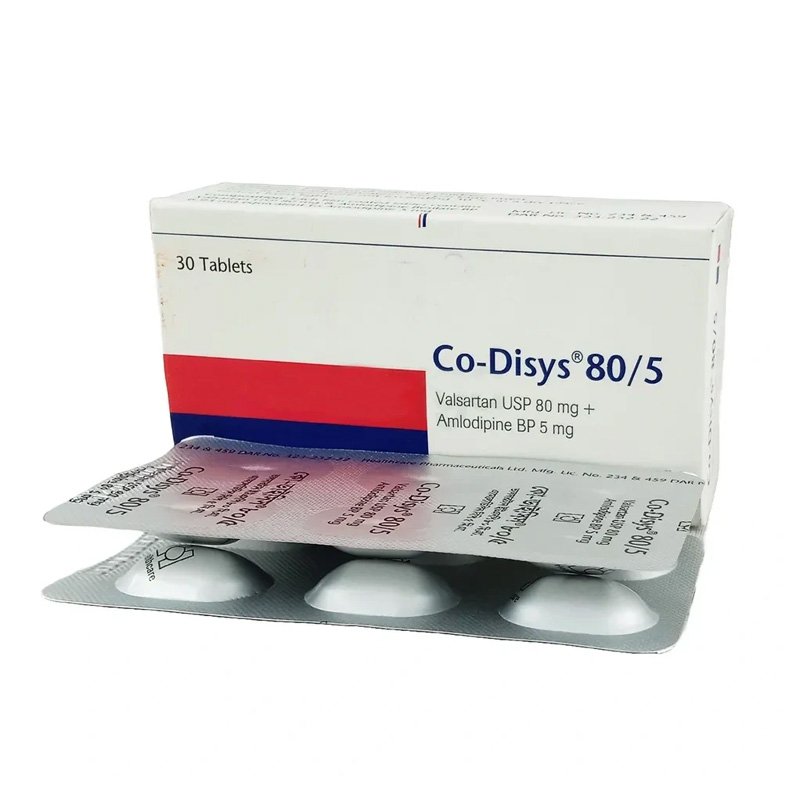 Co-Disys Tablet 5 mg + 80 mg (Amlodipine Besilate + Valsartan)