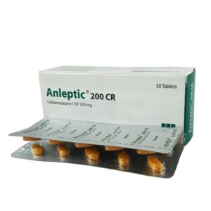 Anleptic CR 200mg Tablet (Controlled Release) Carbamazepine Tablet)  200 mg