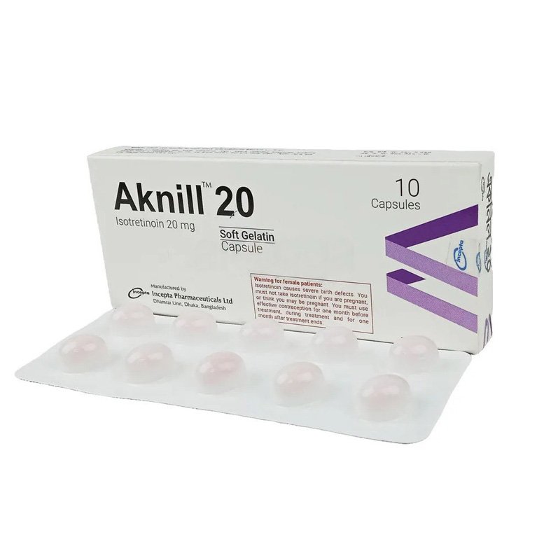 Aknill 20mg Capsule (Isotretinoin 20mg)