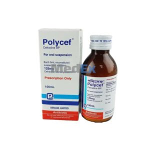 Polycef Suspension 125 mg/5 ml (Cephradine 125 mg/5 ml)