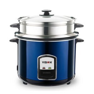 VISION Rice Cooker 3.0 Liter REL-50-05 SS Blue (Double Pot