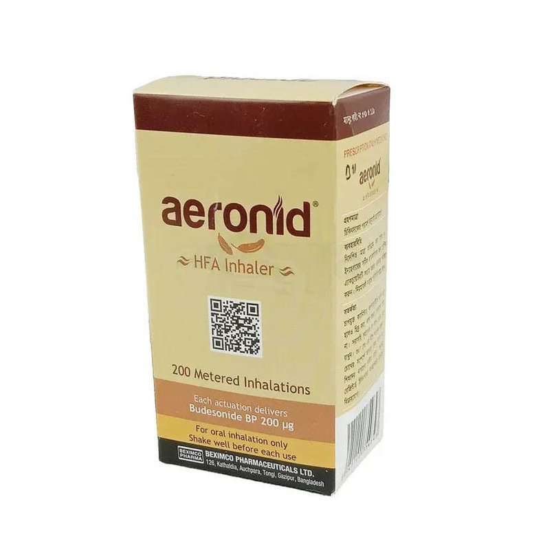 Aeronid Metered-Dose Inhaler (MDI) (Budesonide 200 mcg/puff)