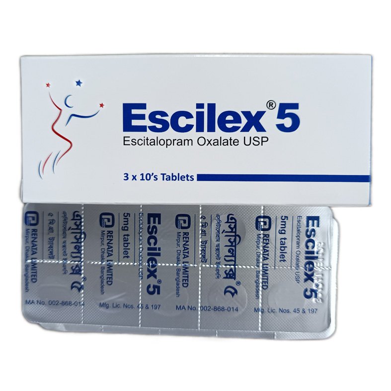Escilex Tablet 5 mg – Escitalopram Oxalate