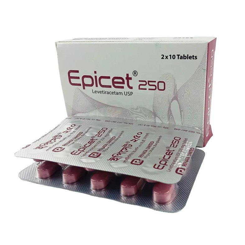Epicet Tablet 250 mg – Levetiracetam