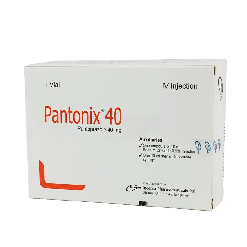 Pantonix IV Injection (Pantoprazole Injection – 40 mg)