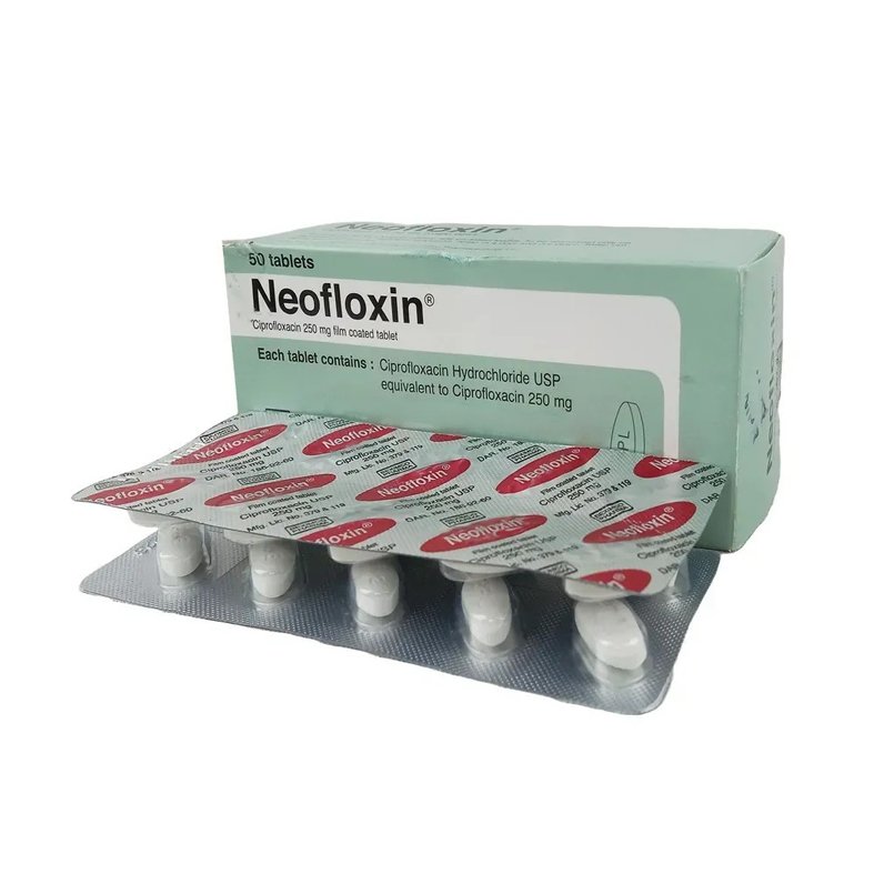 Neofloxin 250mg Tablet (Ciprofloxacin 250 mg)