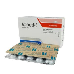 Amdocal 5mg Tablet (Amlodipine Besilate 5mg)