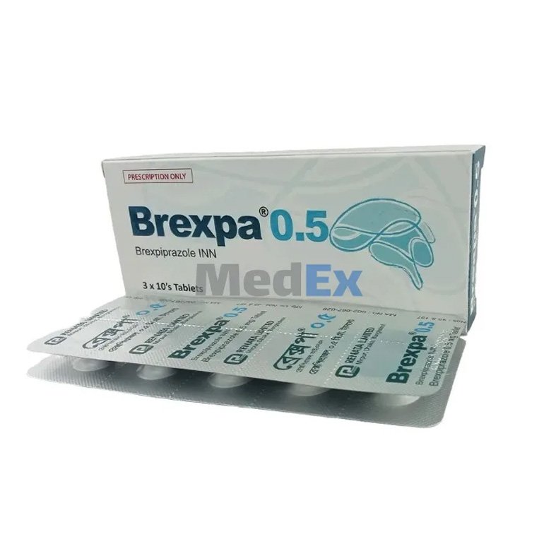 Brexpa Tablet 0.5mg (Brexpiprazole 0.5 mg)