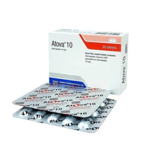 Atova 10mg Tablet (Atorvastatin Calcium 10 mg)