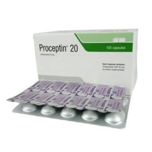 Proceptin 20mg Capsule (Omeprazole 20 mg)