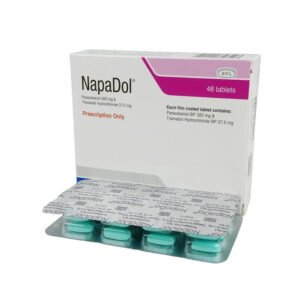 NapaDol Tablet (Paracetamol + Tramadol Hydrochloride 325 mg+37.5 mg)