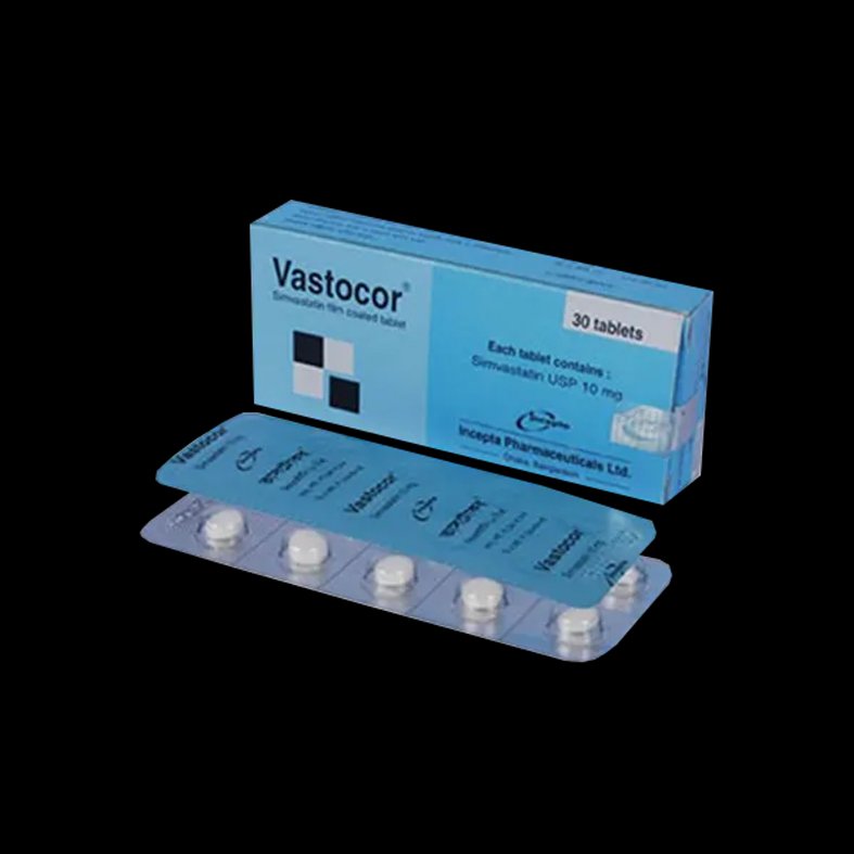 Vastocor 10mg Tablet (Simvastatin)