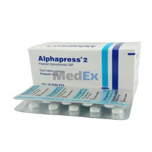Alphapress Tablet 2 mg (Prazosin Hydrochloride)