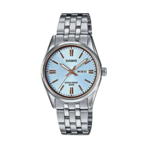 Casio Premium Silver Metal Ladies Watch - LTP-1335D-2AVDF