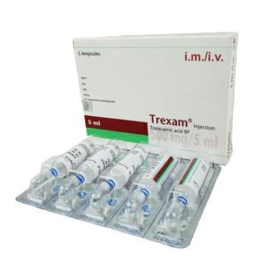 Trexam 5ml ampoule Injection 500 mg/5 ml (Tranexamic Acid)