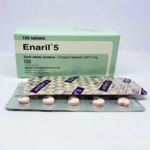 Enaril Tablet (Enalapril Maleate 5 mg)