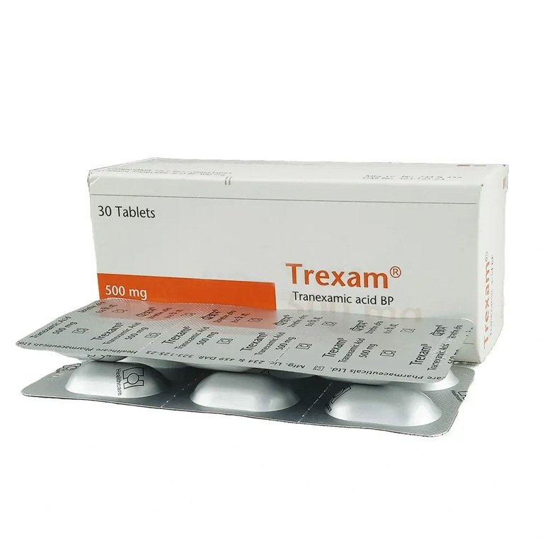 Trexam Tablet 500 mg (Tranexamic Acid 500mg)