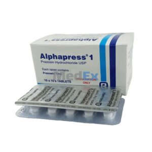 Alphapress Tablet 1 mg (Prazosin Hydrochloride)