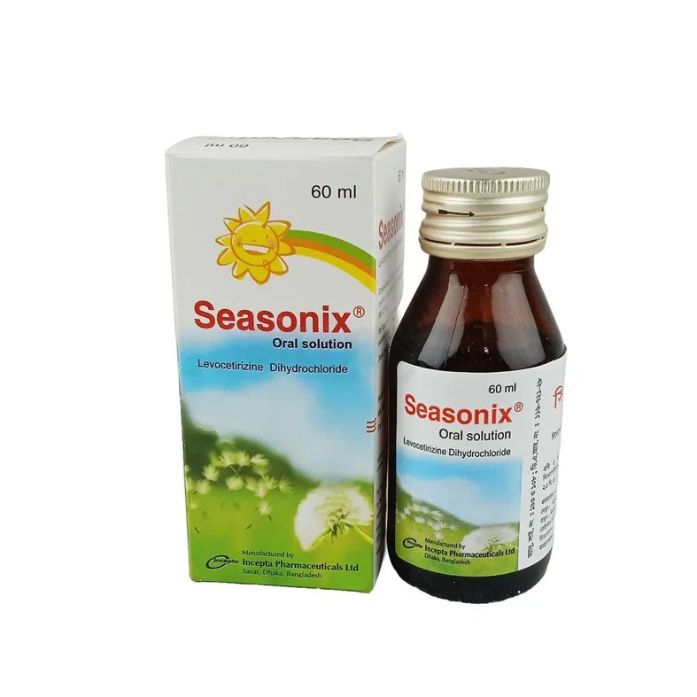 Seasonix Oral Solution (Levocetirizine Dihydrochloride 2.5 mg/5 ml)