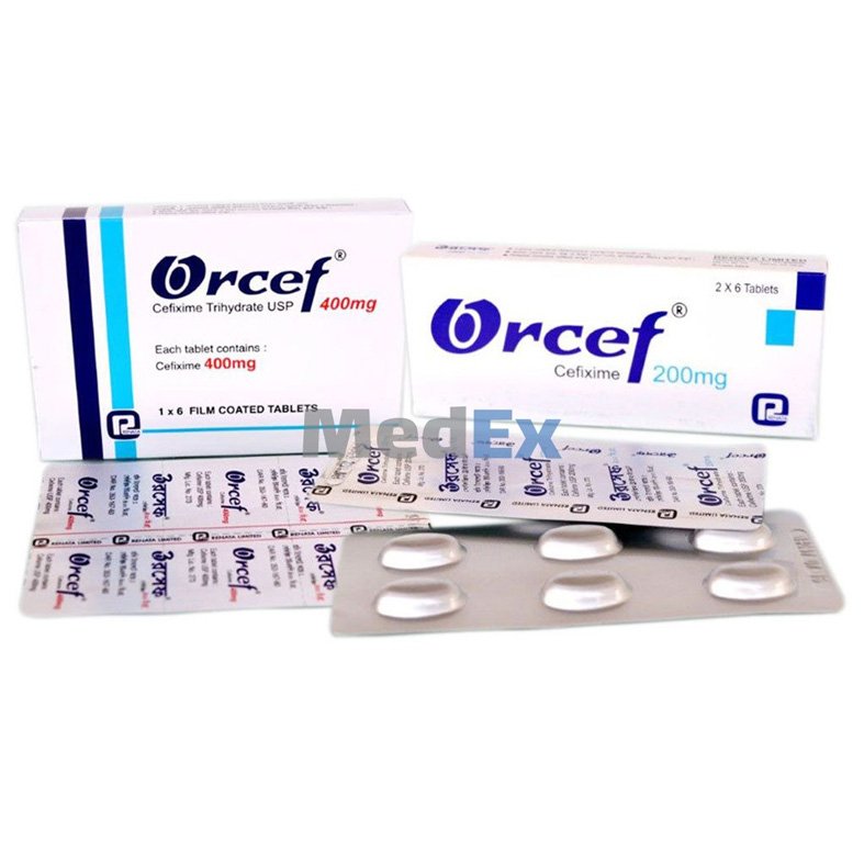 Orcef Tablet 200 mg – Cefixime Trihydrate