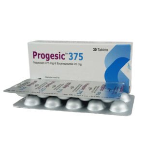 Progesic Tablet (Naproxen Sodium + Esomeprazole Magnesium 375 mg+20 mg)
