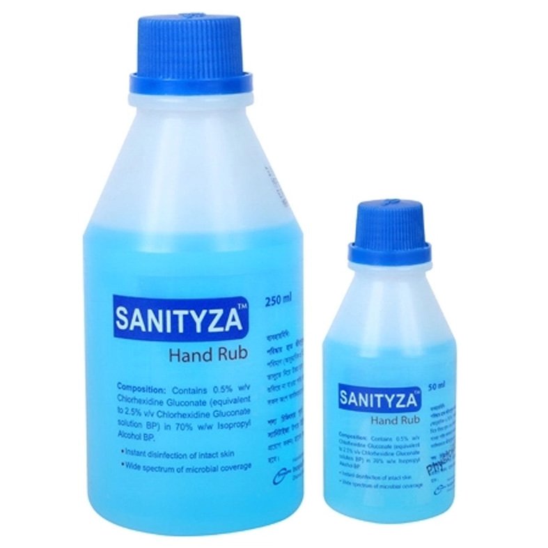 Sanityza 50ml Hand Rub (Chlorhexidine Gluconate + Isopropyl alcohol 0.5% + 70% )