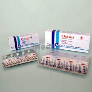 Ostan Plus Tablet 100mg + 25mg (Losartan Potassium + Hydrochlorothiazide 100 mg + 25 mg)