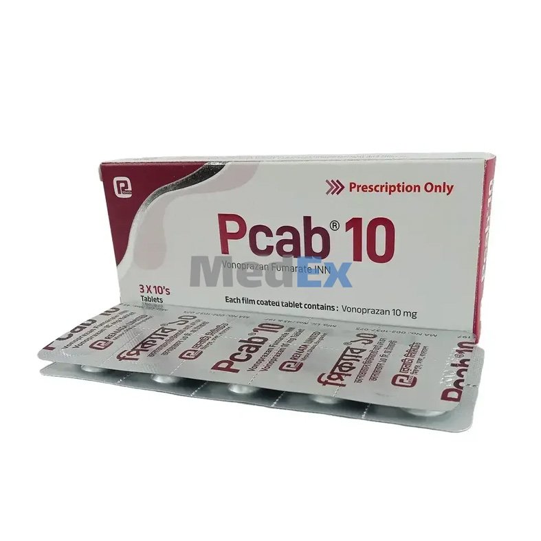 Pcab Tablet 10 mg (Vonoprazan 10mg)