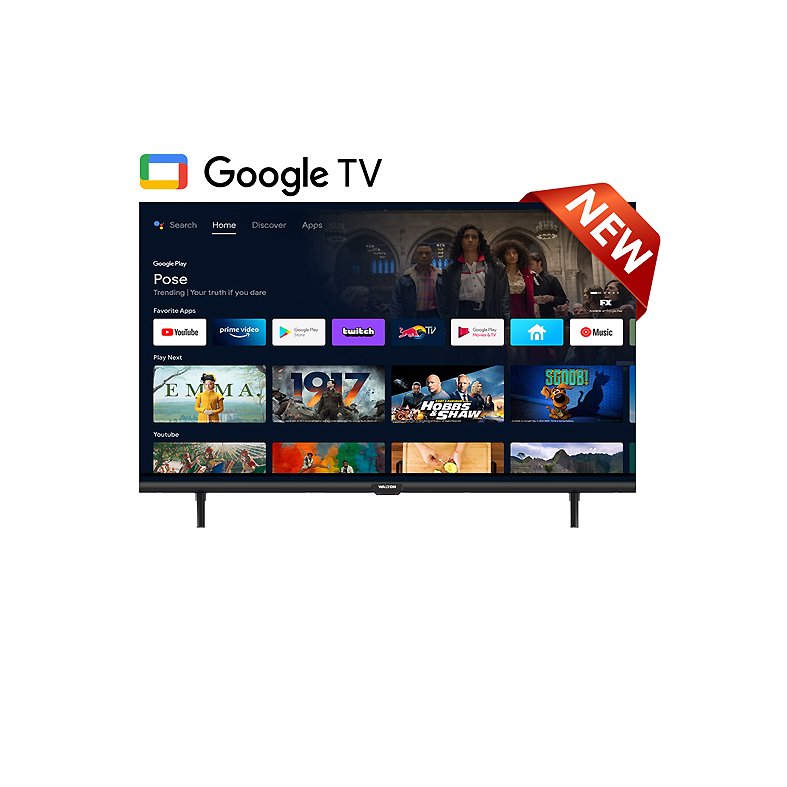 WALTON 43" 4K UHD SMART TV W43S2FG