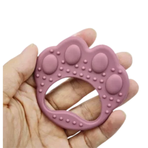 Silicone Bear Paw Teether Stick – 1 pcs