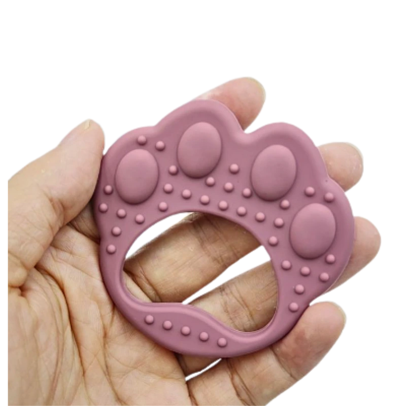 Silicone Bear Paw Teether Stick – 1 pcs