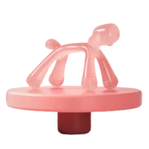 Cartoon Dog Silicone Baby Teether Stick – 1 pcs