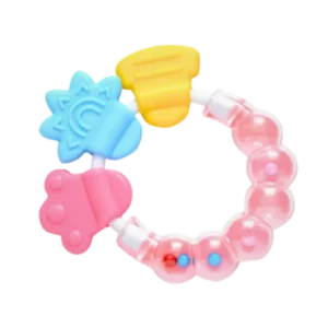 Silicone Baby Hand Teether With Jhunjhuni CN – 1 pcs