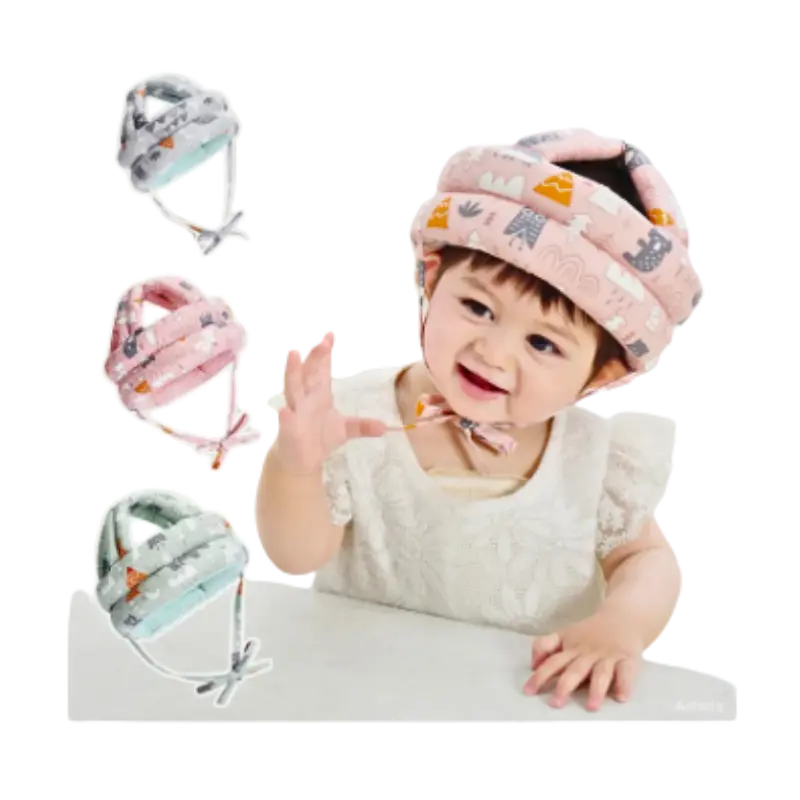 Soft Baby Head Safety Pad – Adjustable Strap and Shockproof Design