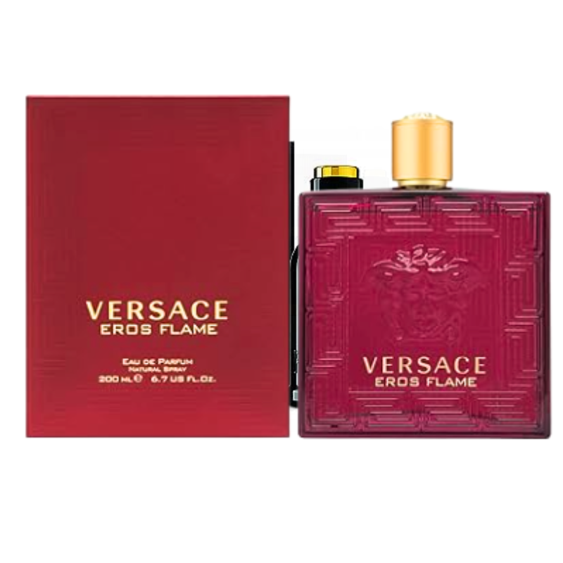 Versace Eros Flame Eau De Parfum Spray, Cologne for Men, 6.7 Oz