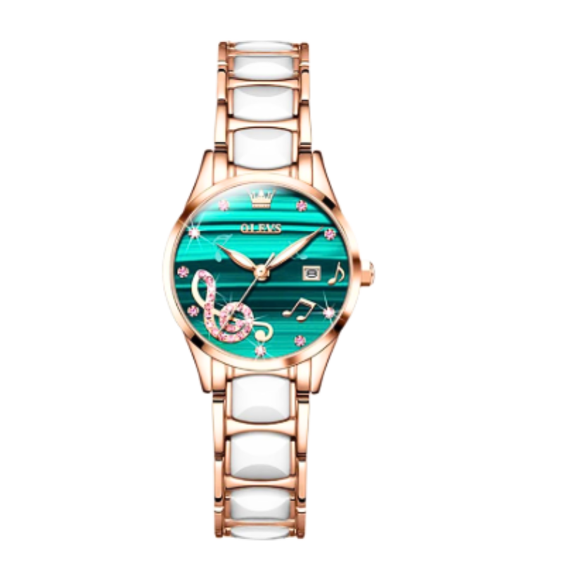 Fashion Diamond Ceramic Watch - 3605