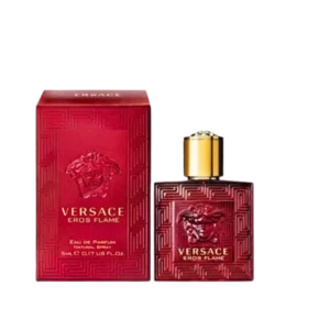 Eros Flame by Versace, 0.17 oz Mini EDP Splash for Men