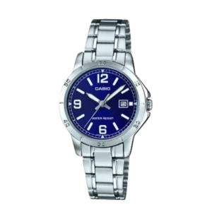 Casio Stainless Steel Watch For Women - LTP-V004D-2BUDF