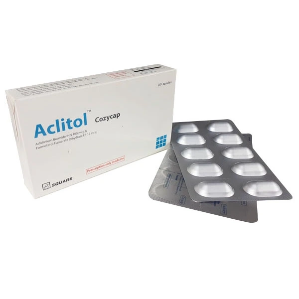 Aclitol Inhalation Capsule (Aclidinium Bromide + Formoterol Fumarate 400 mcg + 12 mcg)
