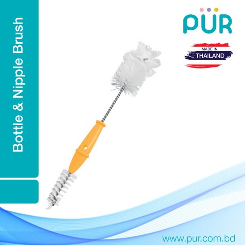 Pur 2 in 1 Bottle and Nipple Brush 1Pc