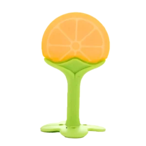 Orange Baby Silicone Hand Teether/Pacifiers CN – 1 pcs
