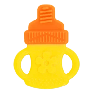Silica Gel Baby Milk Bottle Hand Teether 1 pcs