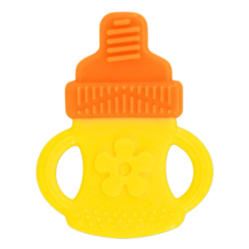 Silica Gel Baby Milk Bottle Hand Teether 1 pcs