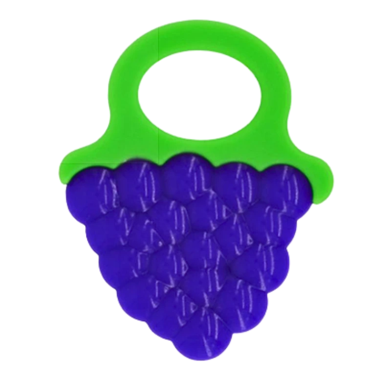 Silica Gel Baby Blueberry Hand Teether CN – 1 pcs