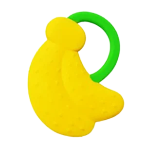 Silica Gel Baby Banana Hand Teether CN – 1 pcs