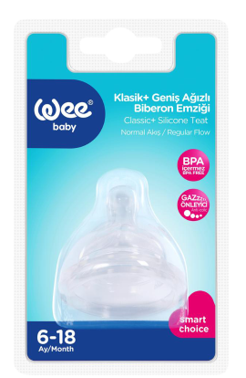 Wee Baby Classic Silicone Teat (6-18 Plus Months)