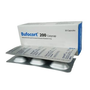 Bufocort Dry Powder Inhalation Capsule (DPI) (Budesonide + Formoterol Fumarate 200 mcg+6 mcg)
